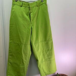 Vibrant Lime Green Men's Chinos